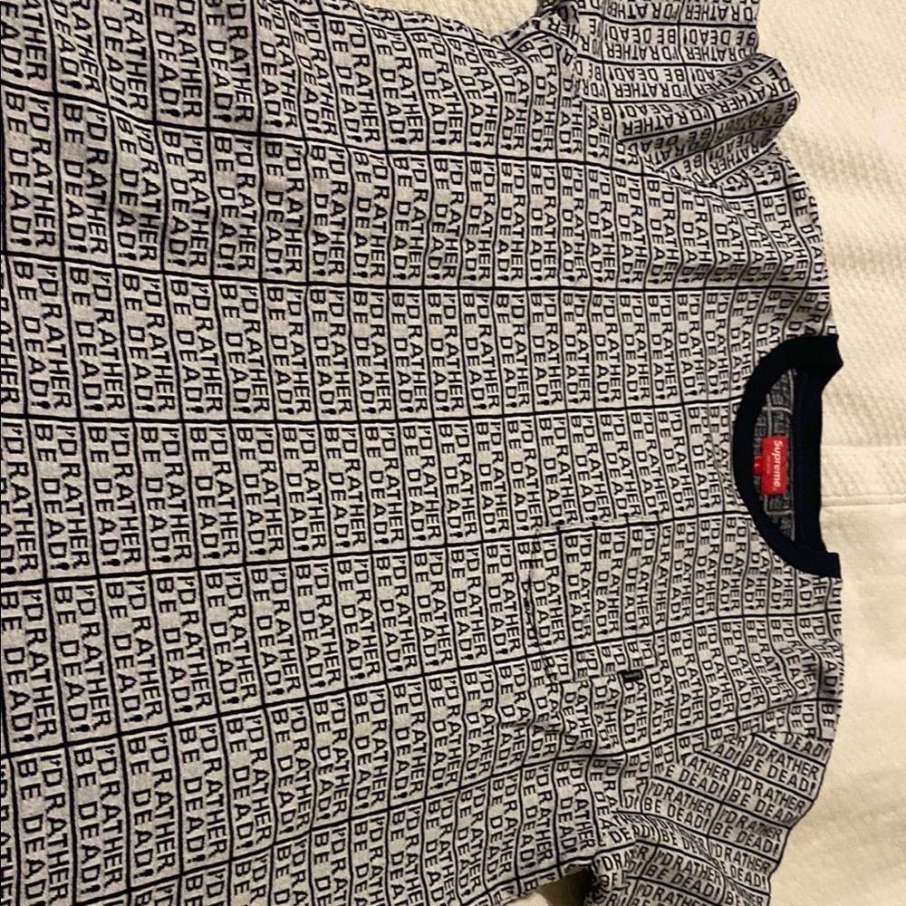 Supreme Monochrome Crewneck Sweater - Picture 2 of 13